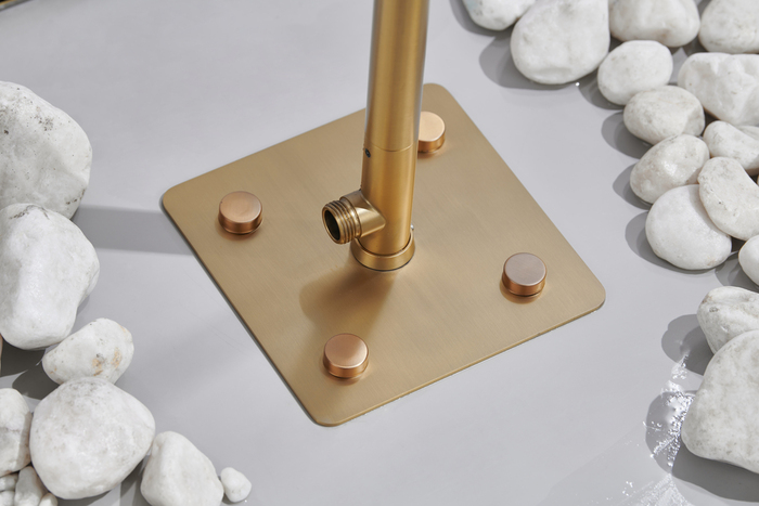 Utedusch Kallvatten Mässing Ø200 mm